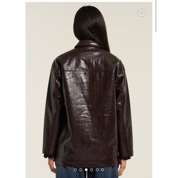 Norr Eduna Jacket – Dark Burgundy – Size 36 (Women's ~US 4–6) – NWT - Picture 2 of 6